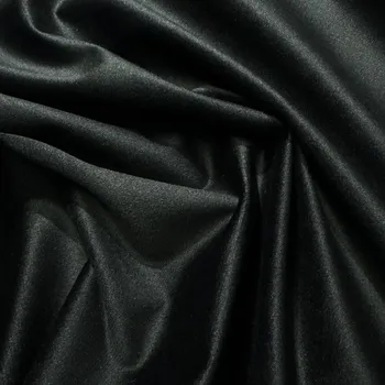 Velurová potahová látka, Velluto, Černá