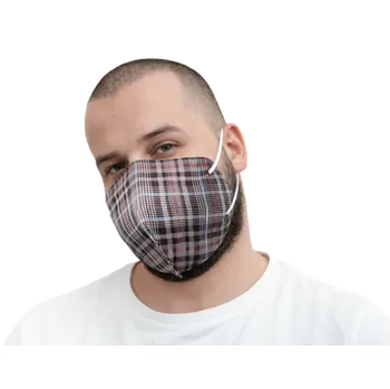 respirátor Balerina Czech s.r.o. Balerina zdravotnický nano respirátor FFP2 PFHM731 -Pink karo