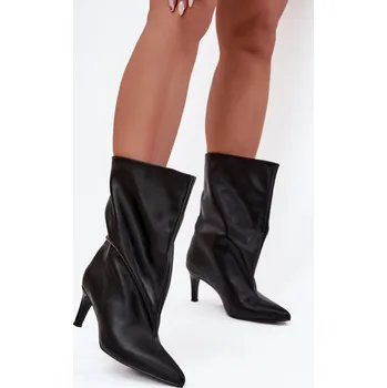 Dámské kozačky Boty na podpatku model 216964 Step in style 36