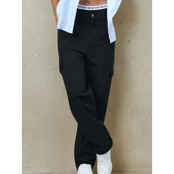 Dámské džíny Sinsay - Džíny cargo - černá - 456BB-99J - 456BB-99J-36-1