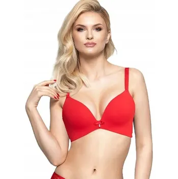 Podprsenka Konrad Push-Up Podprsenka bez kostic Chloe Červená 80C