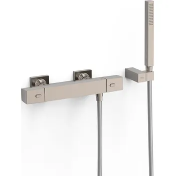 Vodovodní baterie Sprchová baterie Tres Over-Wall stříbrná