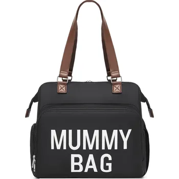 Velká přebalovací taška s přihrádkou na boty Kono - černá