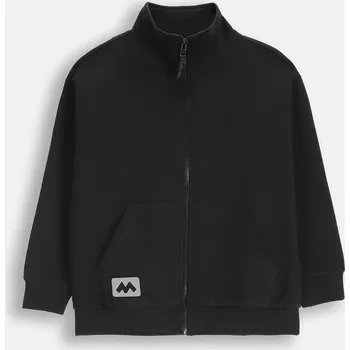 Chlapecká mikina Dětská Rozepínací Mikina Chlapecká Černá se Stojáčkem Velikost 104 Mokida ZM5