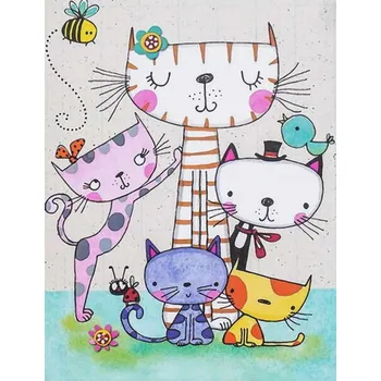 Fotoalbum GEDEON Fotoalbum 10x15 100 foto dětské Cats 3 5 koček