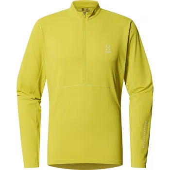 Běžecké oblečení Pánská běžecká mikina Haglöfs L.I.M TT Halfzip - zelená Velikost: S