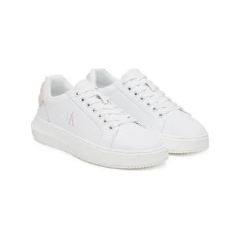 Dámské tenisky Sneakersy Calvin Klein Jeans Chunky Cupsole Ru Patch Lth Wn YW0YW01846 Bílá 36