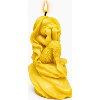 Svíčka Vonná svíčka Mořská víla | 24 g | Svíčkománie3D | Barva: Žlutá