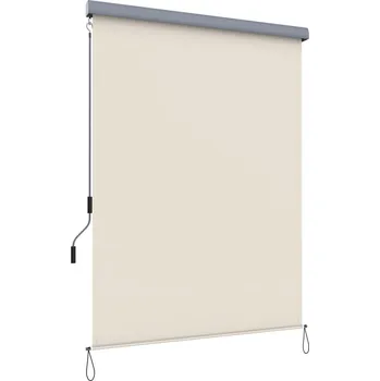 Markýza SONGMICS Markýza, 140x250cm, béžovo-šedá Boční markýza