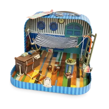 Domeček pro panenku Mouse Mansion Kufřík na cesty Námořnicka kajuta