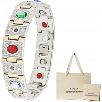 Náramek Náramek Blingart SB0266, 20,5 cm, stříbrný