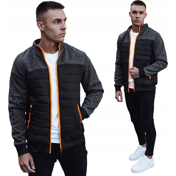 Moto bunda DStreet pánská prošívaná bunda bez kapuce TX4855, velikost L