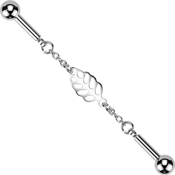 Piercing Šperky4U Industrial piercing se zirkony - ID01044