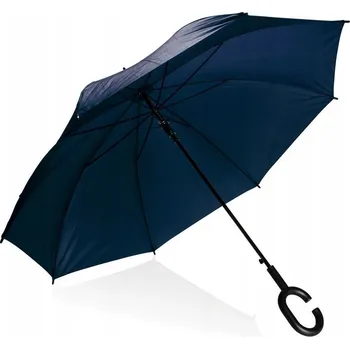 Deštník Automatický deštník, manuální, modrý