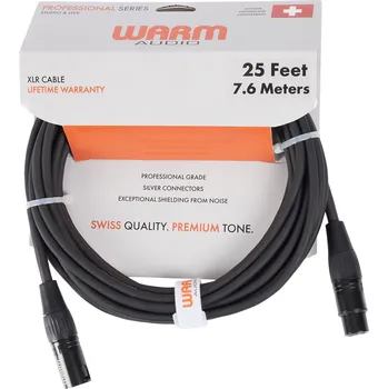 Audio kabel Warm Audio Pro-XLR-25' + prodloužená záruka 3 roky