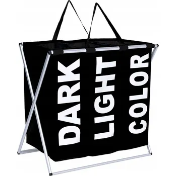 Koš na prádlo Volně stojící koš na prádlo Gockowiak 130 l černý