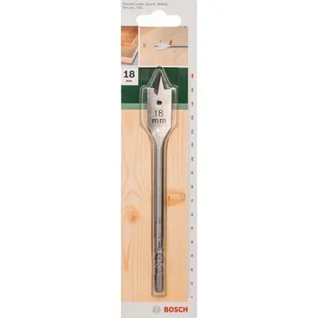 Vrták Plochý frézovací Vrták do dřeva 18 mm BOSCH