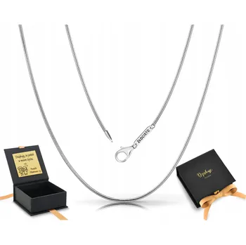 Řetízek Stříbrný dámský řetízek hadinka zmijka snake 50 cm stříbro 925