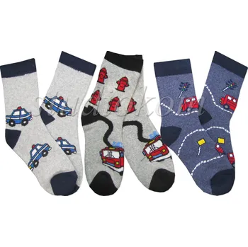 Dámské ponožky 31-34 Ponožky 3x FROTÉ bavlna TEPLÉ silné zimní ponožky Noviti