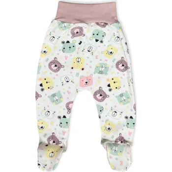 Dupačky POLODUPAČKY 68 kraťasy kraťasy pro DÍVKU BAVLNA 100% MEDVÍDCI RŮŽOVÁ