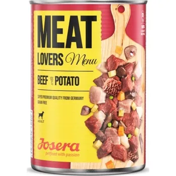Krmivo pro psa JOSERA Meatlovers Menu Hovězí s bramborami 800g