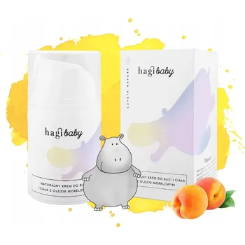 Masážní přístroj Přírodní krém Hagi pro ústa a tělo s meruňkovým olejem