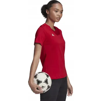 Dámské tričko TRIČKO dámské ADIDAS Entrada 22 Tee ČERVENÉ HC0441 vel. S