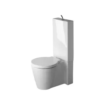 WC combi Starck 1 0233.09 vč. nádrže 8727.10 a sedátka 0065.88, kapotovaný, bílý
