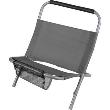 Zahradní lehátko SUNNYDAYS Křesílko plážové skládací DELANO, antracit Množství: 1 ks SUNNYDAYS