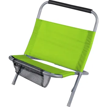 Zahradní lehátko SUNNYDAYS Křesílko plážové skládací DELANO, zelené Množství: 1 ks SUNNYDAYS