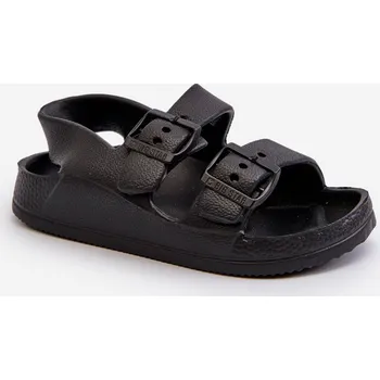 Dívčí baleríny BIG STAR SHOES Dětské lehké sandály s přezkami BIG STAR NN374539 Barva: Černá, Velikost: 27