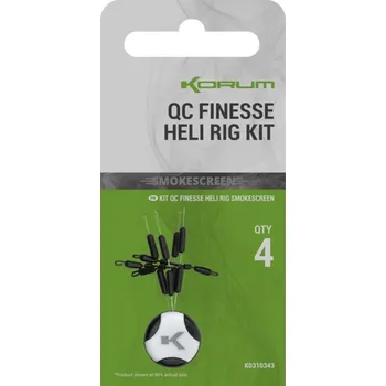 Korum Montáž Smokescreen QC Finesse Heli Rig Kit