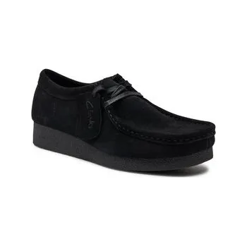 Dámská obuv Polobotky Clarks Wallabee Evo Sh 26174746 Černá 39_5