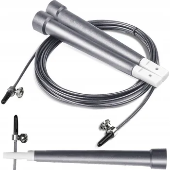 Švihadlo Švihadlo na cvičení Neo-Sport NS-955, šedé