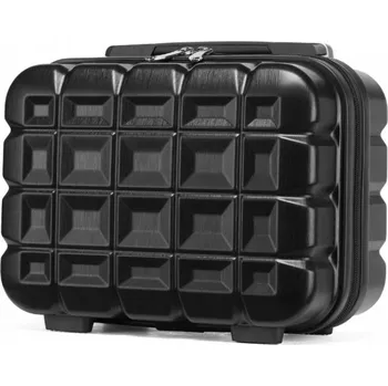 KONO malý toaletní kufřík na zavazadlo - 10L - černý - ABS