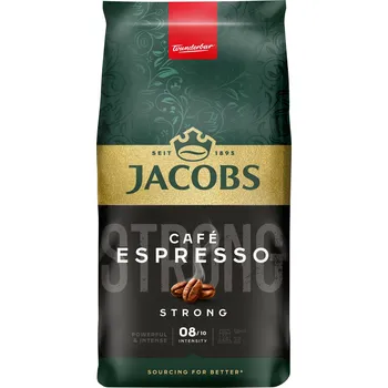 Káva Jacobs Krönung Espresso Strong zrnková Káva 1kg