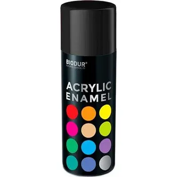 Barva ve spreji Sprej barva Biodur černý mat 400 ml