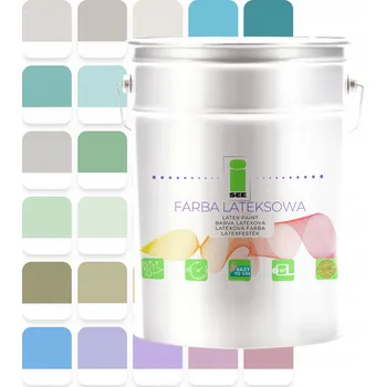 barva na zeď BARVA NA STĚNY LATEXOVÁ OMYVATELNÁ HYPOALERGENNÍ PRODYŠNÁ 139 BAREV 5L