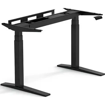 Prémiový stůl E7B-Pro-EUV3 Black, bez desky, černý - A FLEXISPOT