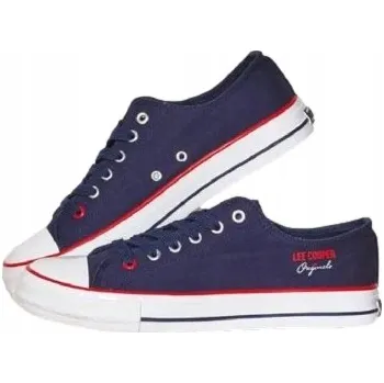 Dámská obuv TENISKY BOTY LEE COOPER Originals NÁMOŘNICKÁ MODRÁ *41