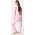 Dámské pyžamo Astratex Winter Evenings růžové, 4XL