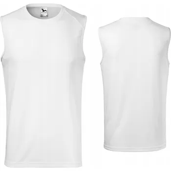 Pánské tílko Tréninkové tričko bez rukávů Malfini XS bílé