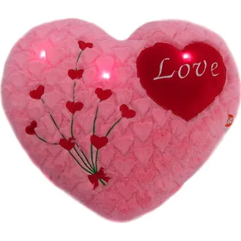 Polštář Vizopol Srdce svítící, 37 cm