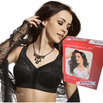 Podprsenka Viki Měkká podprsenka bez kostic Joanna 577 černá 80J