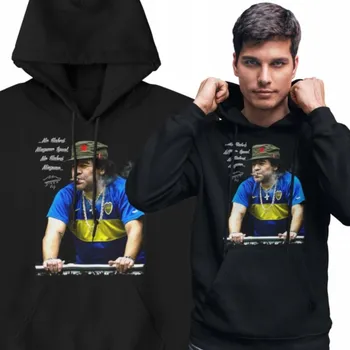 Pánská mikina Pánská mikina Diego Maradona sportovní s kapucí fotbal