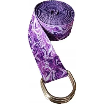 podložka na cvičení Popruh na jógu JOGA FITNESS 183 x 3,8 cm