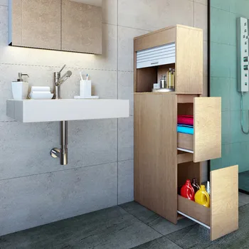 Koupelnový nábytek VCM Dělicí stěna „Tasalo“, dub medový 497042