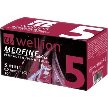 Zdravotnický materiál Wellion MEDFINE jehly pro inzulínová pera 0.23x5mm 32G, 100ks