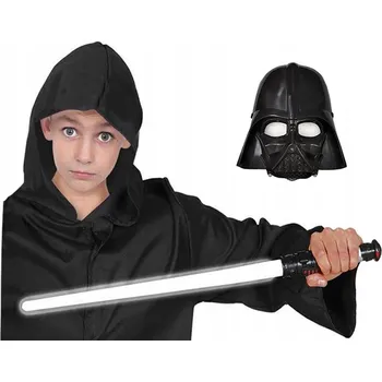 Karnevalový kostým KOSTÝM DARTH VADER STAR WARS MASKA PLÁŠTĚNKA 94 cm