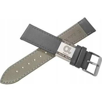 Řemínek na hodinky KOŽENÝ ŘEMÍNEK 20MM BÉŽOVÝ Alfa R-613-BZ šitý + teleskopy dárek